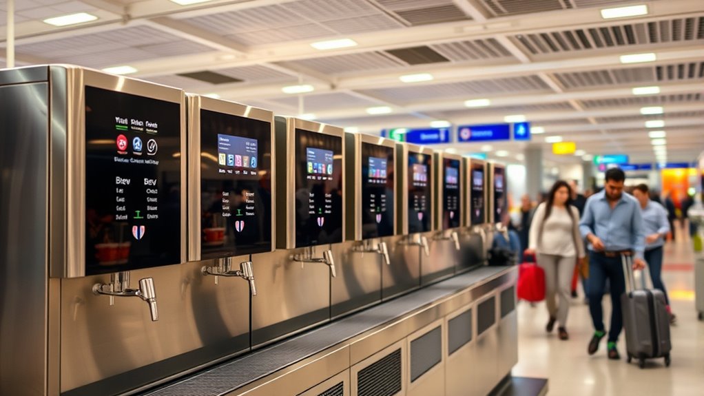 airport coffee dispenser considerations