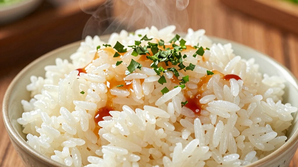 avoid over rinsing rice