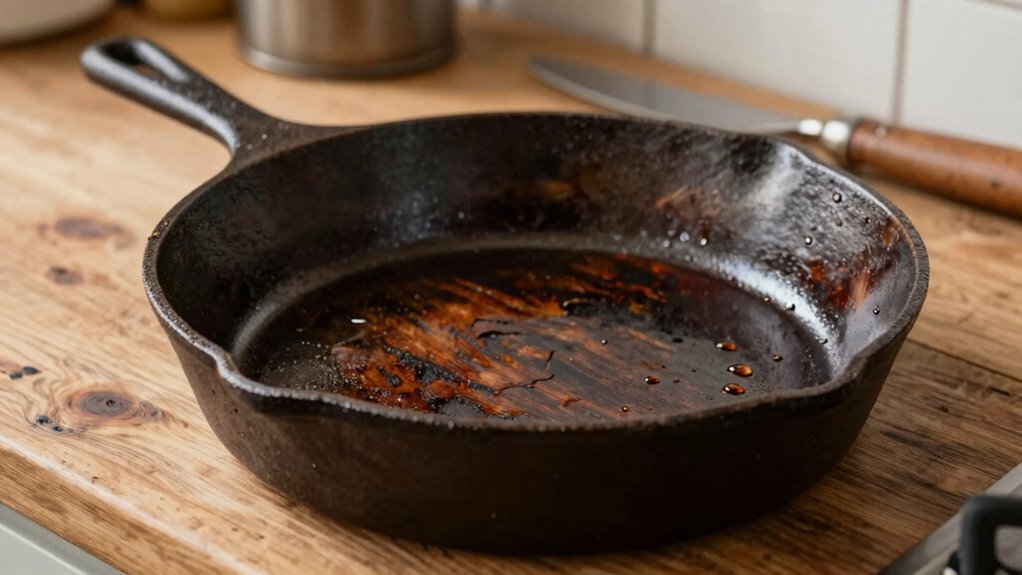 avoid over washing cast iron
