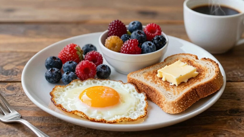 balanced nutritious breakfast choices