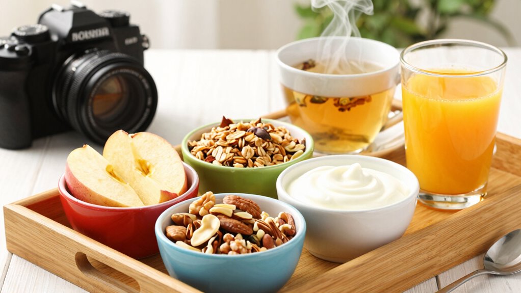 balanced nutritious snack routine
