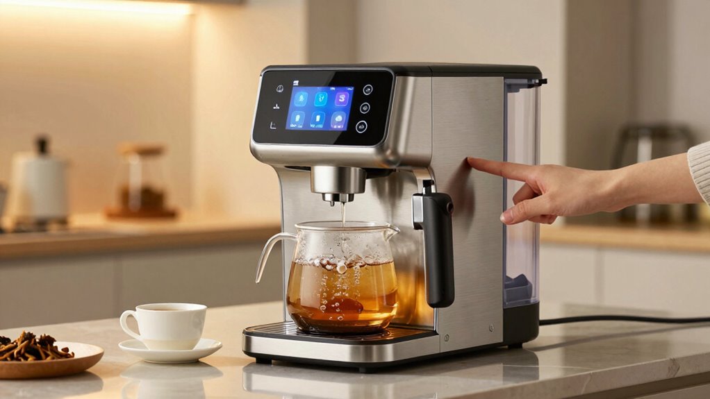 balanced tea maker features