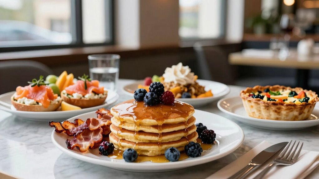 breakfast versus leisurely brunch