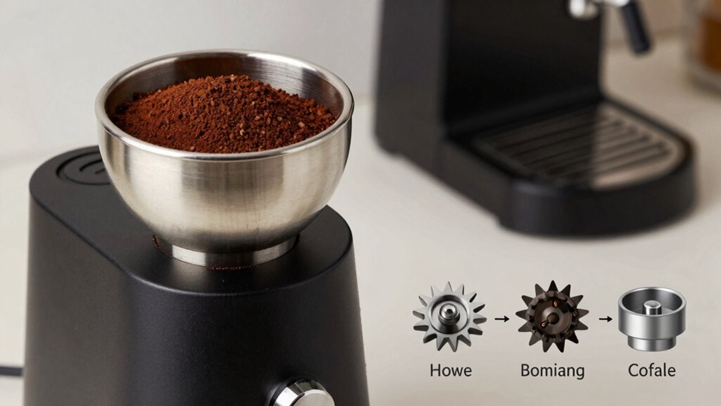 burrs material and size