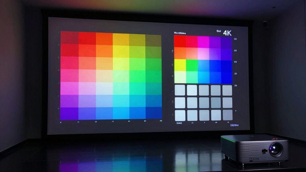 calibrate colors and sharpness