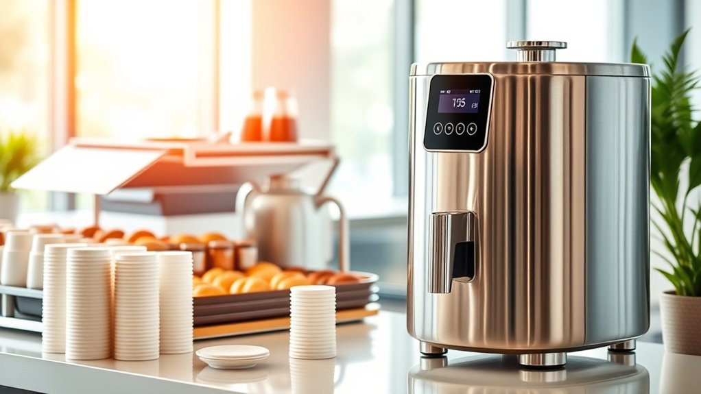 catering urns capacity safety