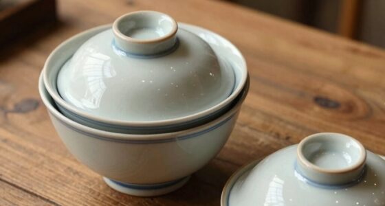 ceramic ramen bowl setup