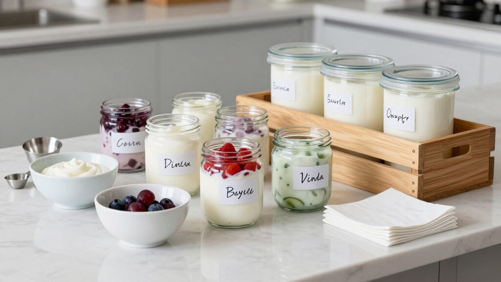 choose durable labeled containers