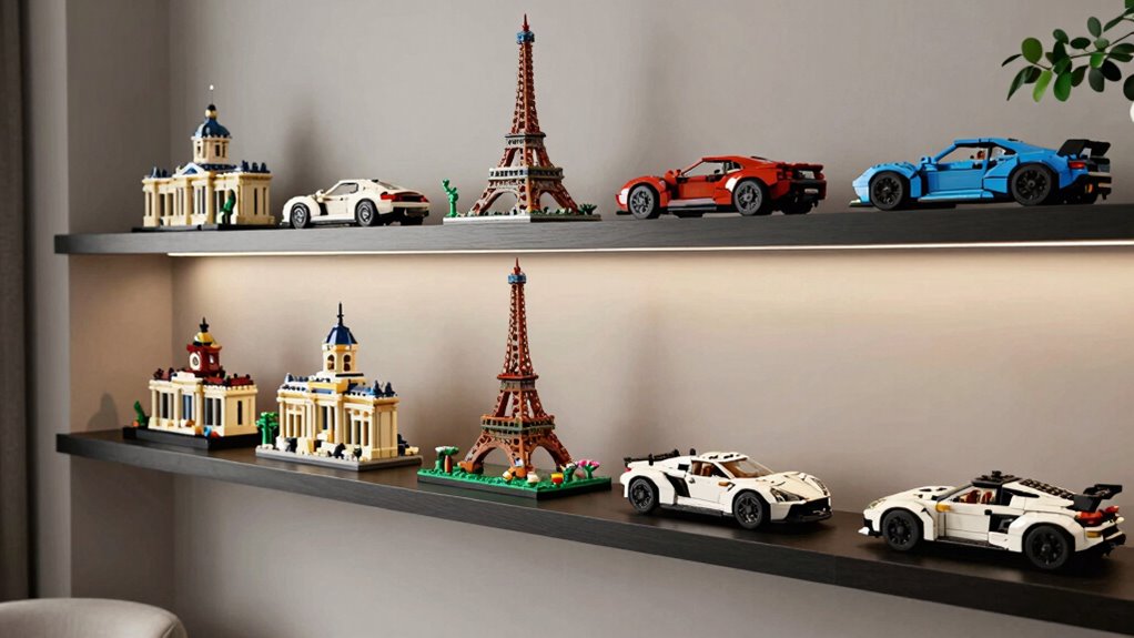 choosing visually striking lego displays