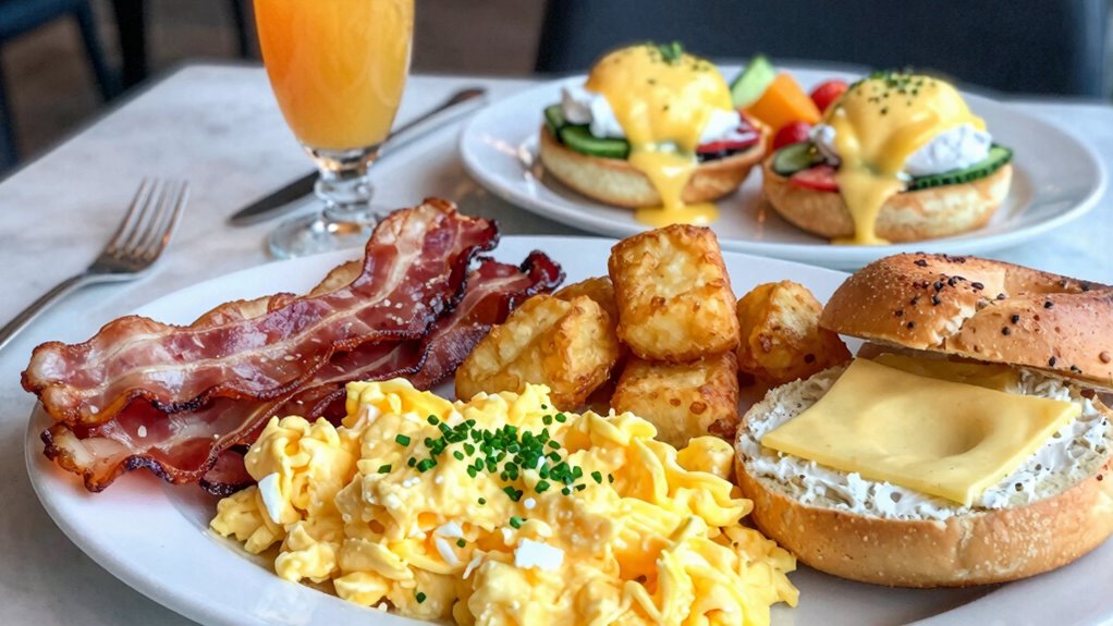 classic breakfast and brunch dishes