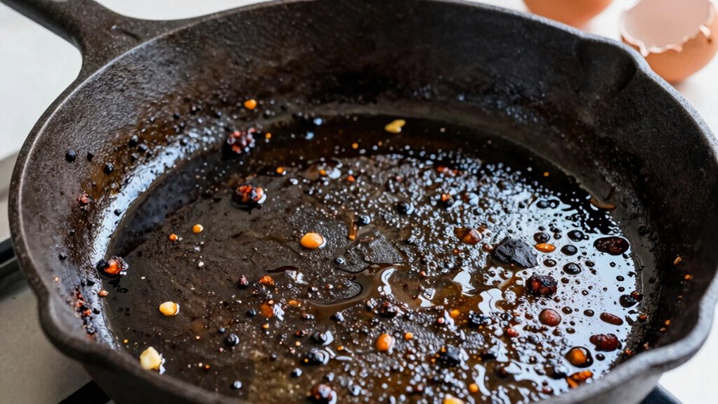 clean dry protect skillet