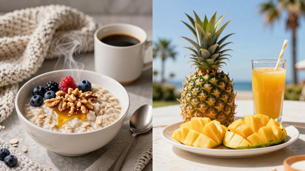 climate specific breakfast choices