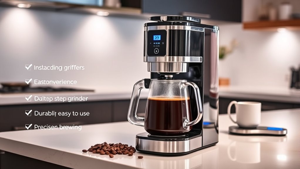 coffee maker features checklist