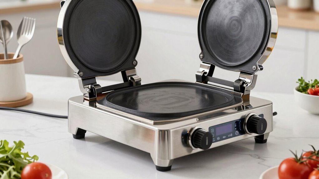 commercial panini press features