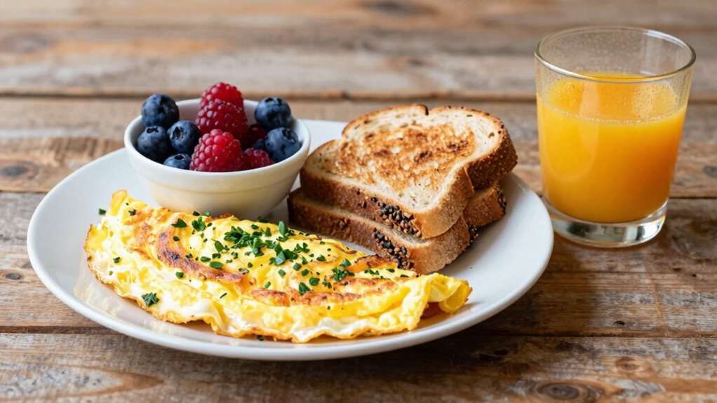 consistent portion controlled breakfasts