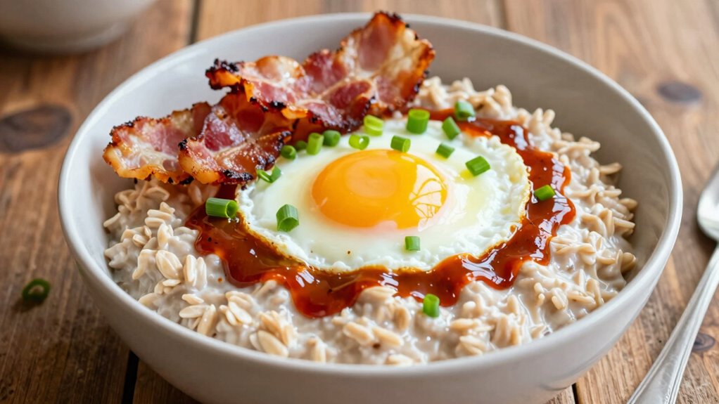 creamy savory oatmeal toppings