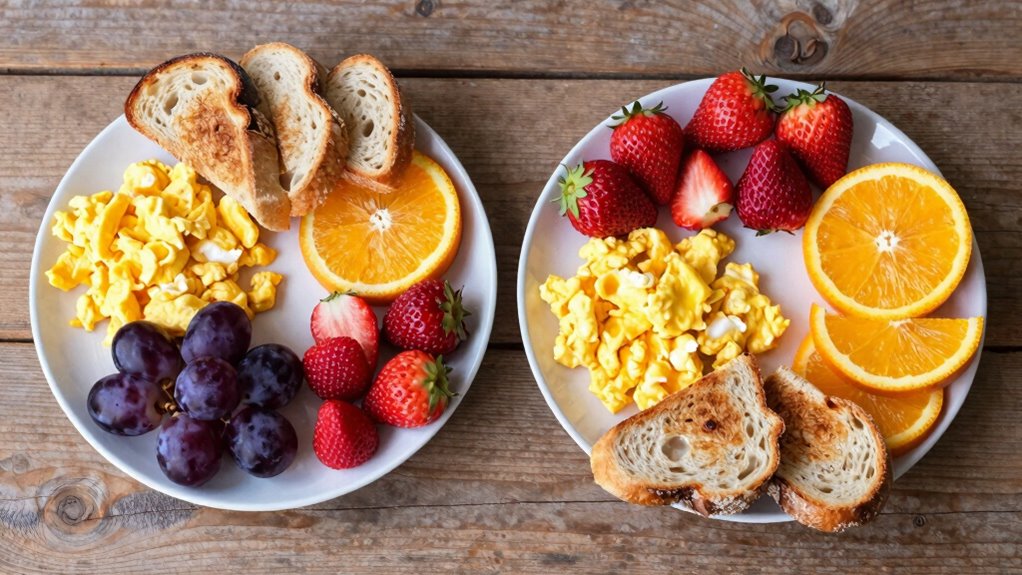 create harmonious breakfast setting