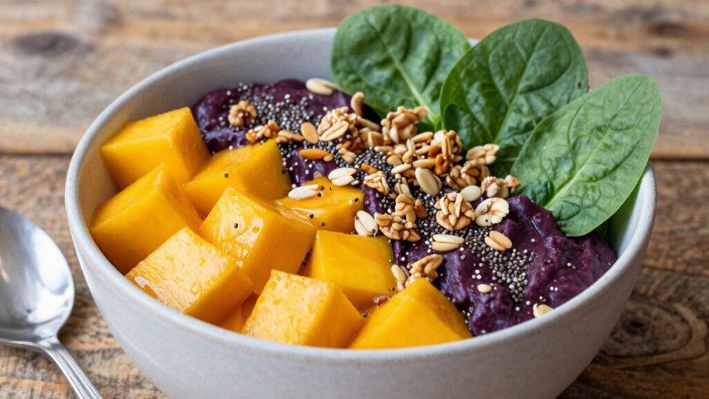 creative colorful nutritious breakfast