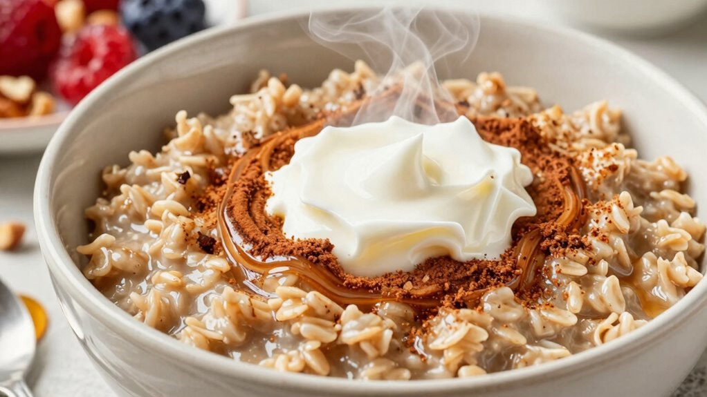 enhance oatmeal with toppings