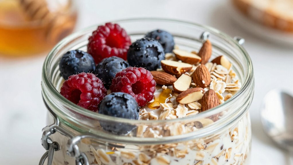 enhance oats with toppings