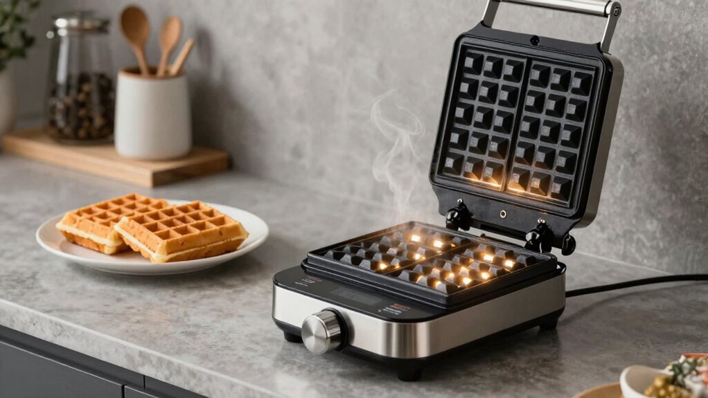 essential waffle maker features