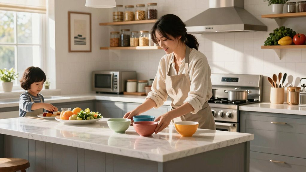 establish calming morning routines