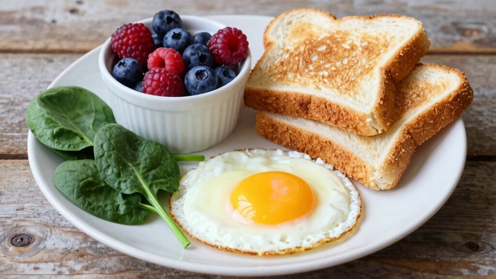 estimate breakfast portions visually