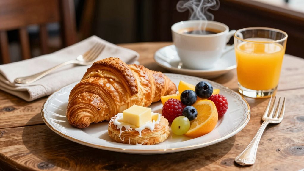 european cultural breakfast simplicity