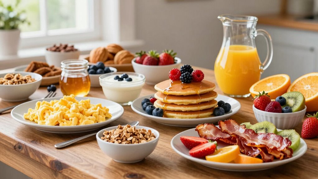 family breakfast customization options