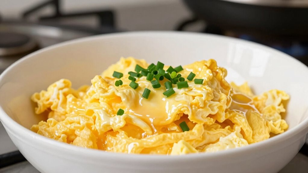 fix watery scrambled eggs