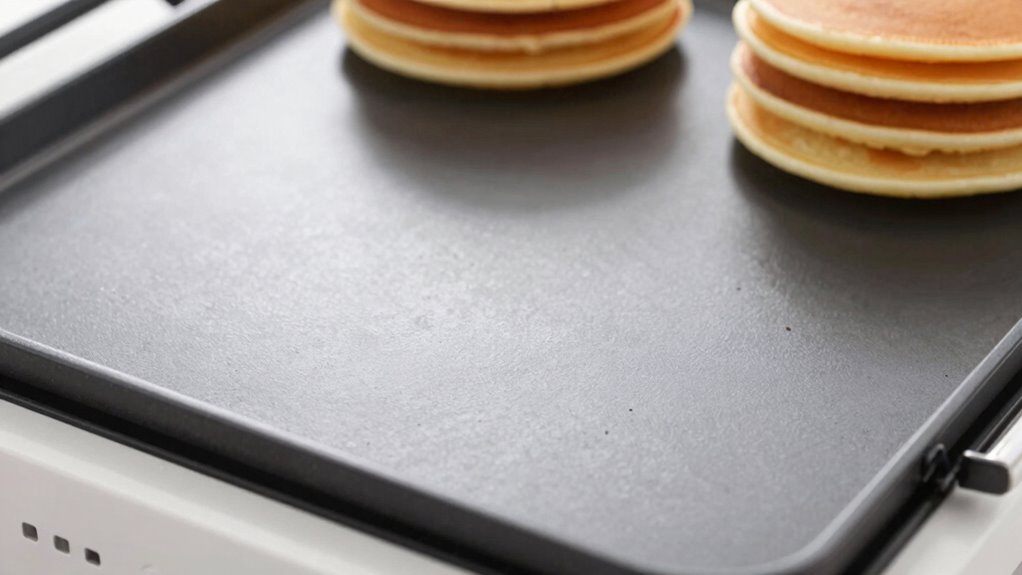 flat even cooking surface