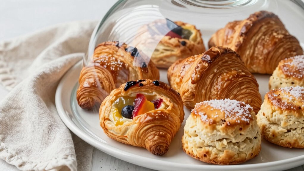 fresh pastries stay crisp