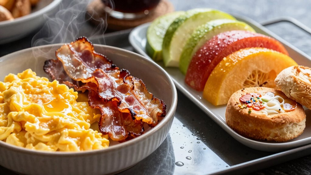 hot breakfasts retain freshness