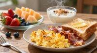 hot or cold breakfasts