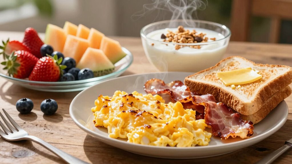 hot or cold breakfasts