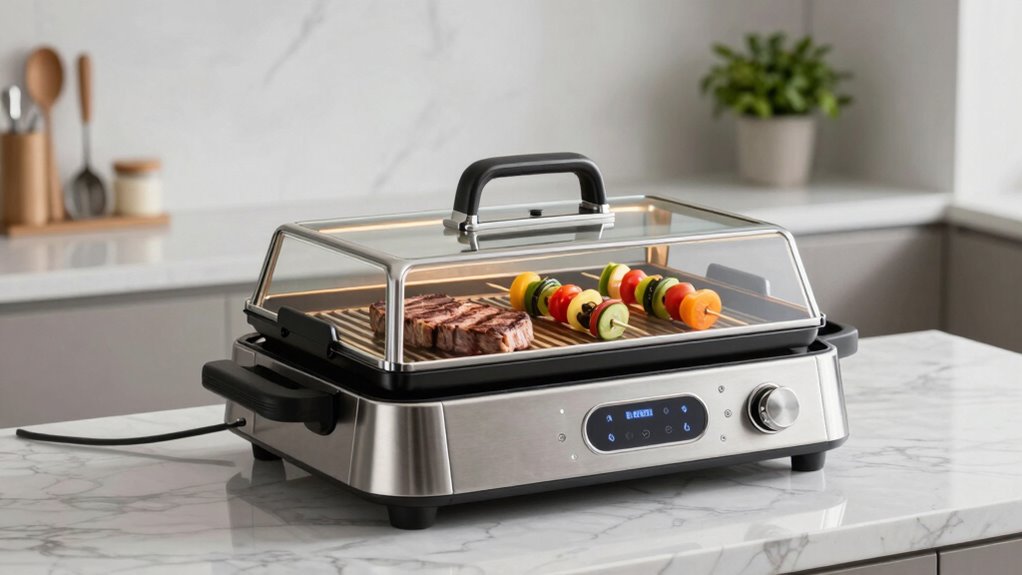 indoor grilling features and considerations