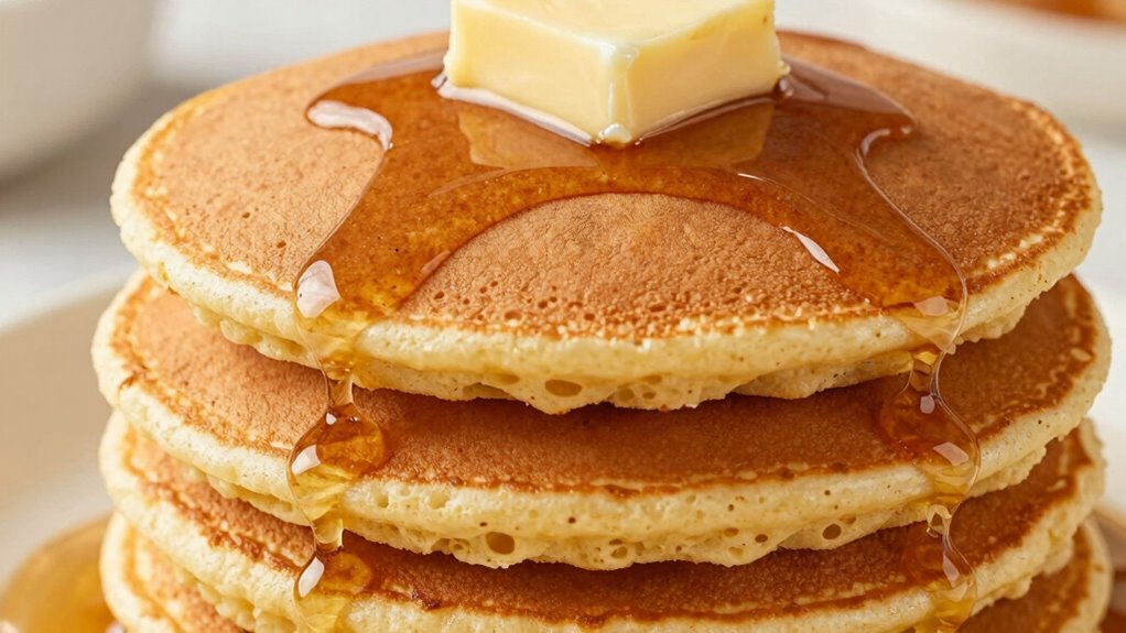 light fluffy wholesome pancakes