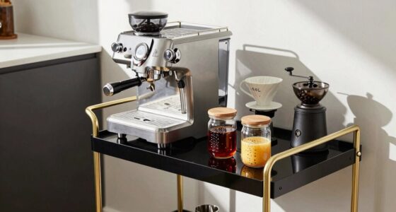 luxury coffee cart selections