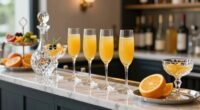 luxury mimosa bar sets