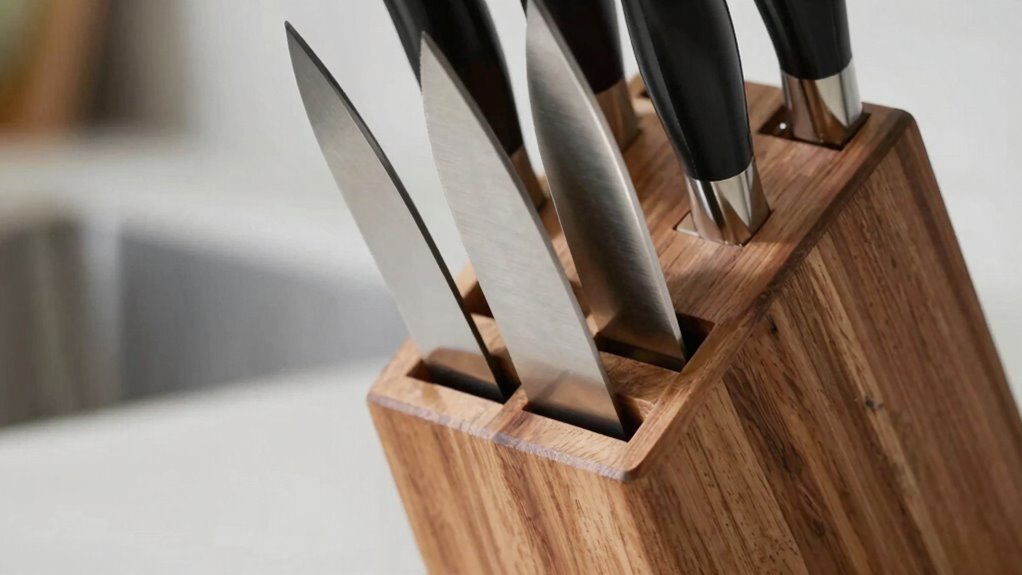 maintain knife block properly