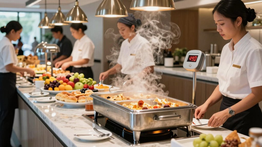 maintain proper food temperatures