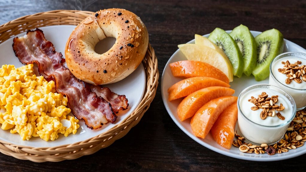 optimal long meeting breakfast choices