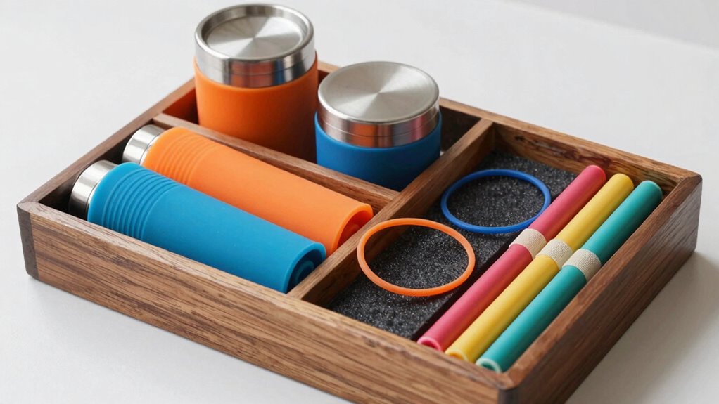 organize accessories with labels