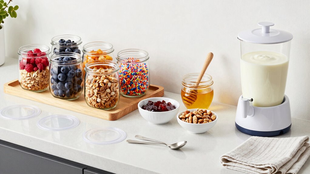 organize flavor display serve