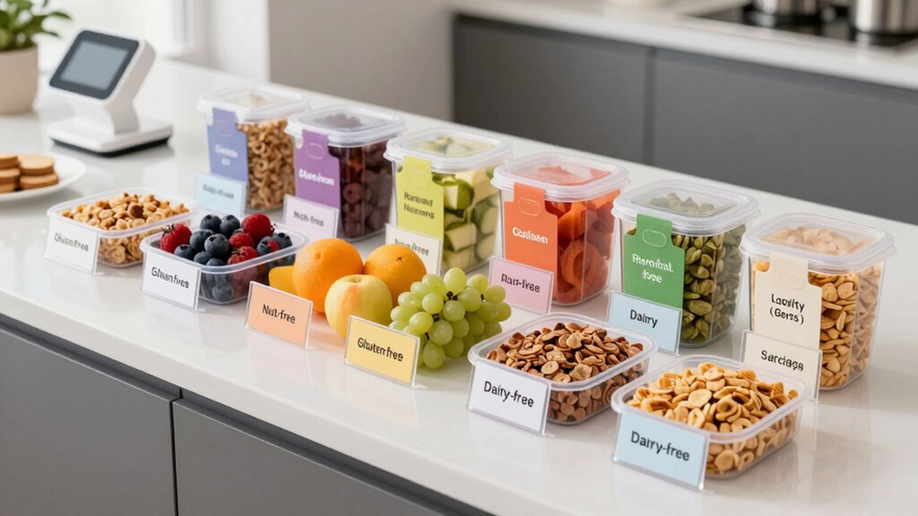 organize label separate clean