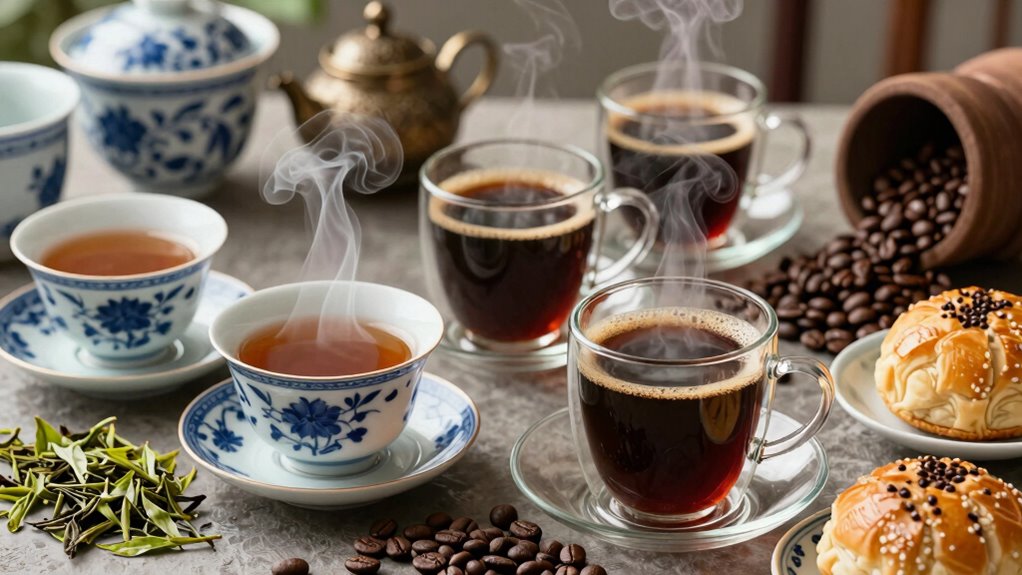 origins of tea and coffee