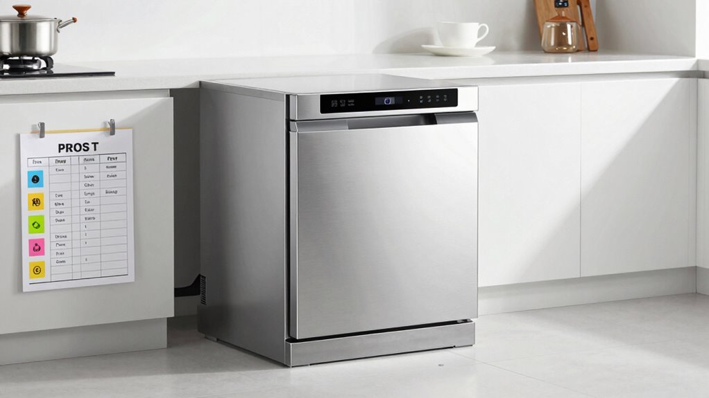 portable dishwasher pros and cons
