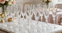 premium champagne flute set