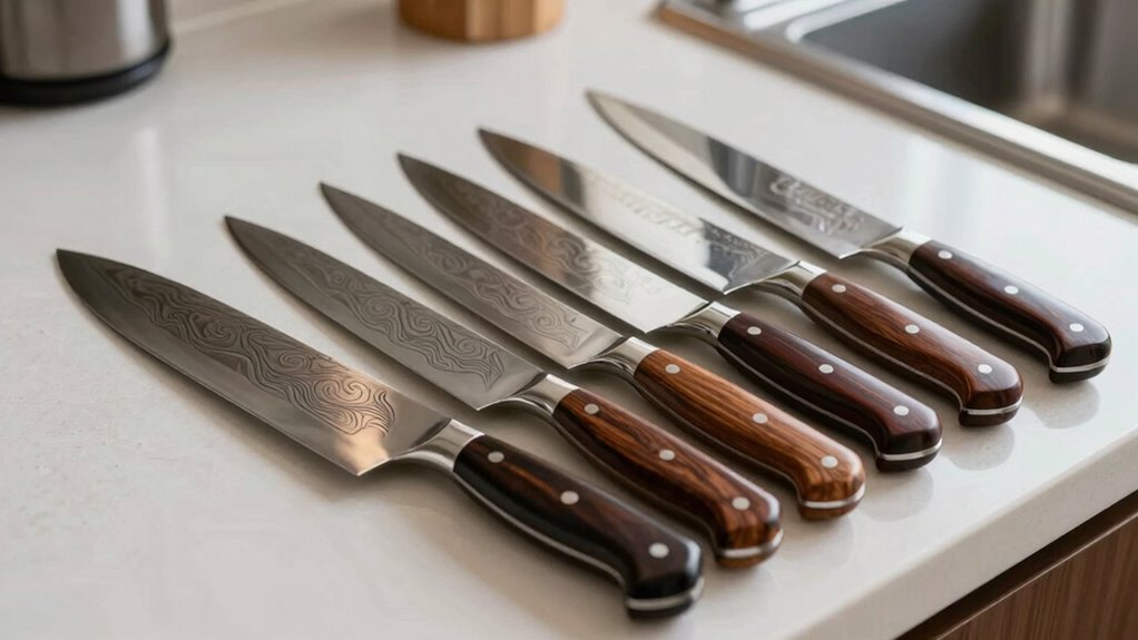 premium damascus chef knives