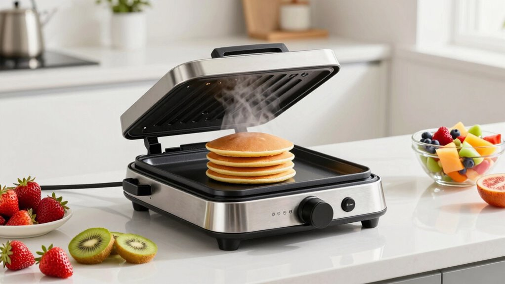 premium electric griddles with lids